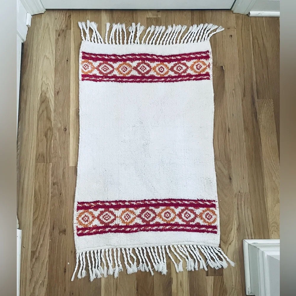 Dena Home Cotton Bath Math Rug 20” x36”